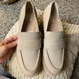 Dolce Vita tan Halona wedge loafers size 9